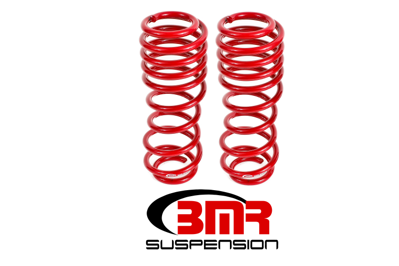 BMR 07-14 Shelby GT500 Rear Handling Version Lowering Springs - Red