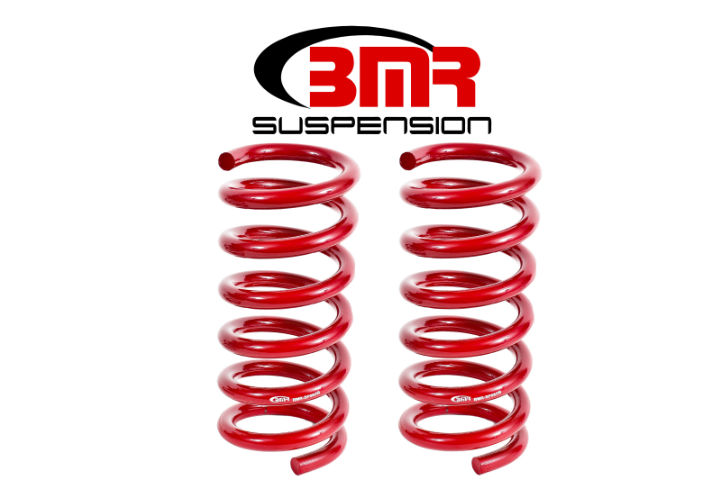 BMR 15-17 S550 Mustang Rear Performance Version Lowering Springs - Red