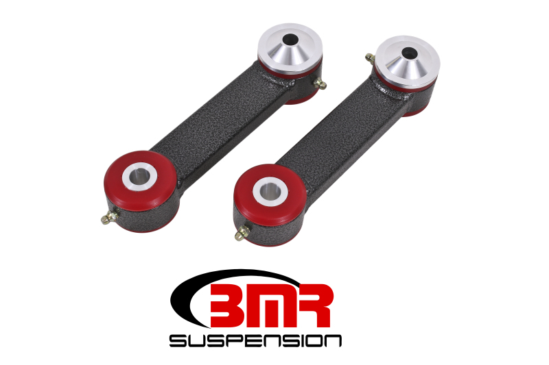 BMR 15-17 S550 Mustang Rear Lower Control Arms Vertical Link (Polyurethane) - Black Hammertone