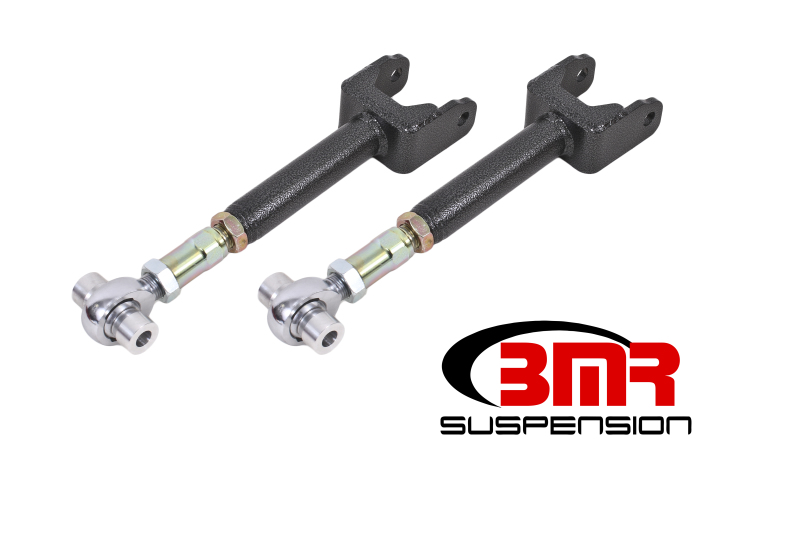 BMR 64-67 A-Body Upper Control Arms On-Car Adj. Rod Ends - Black Hammertone