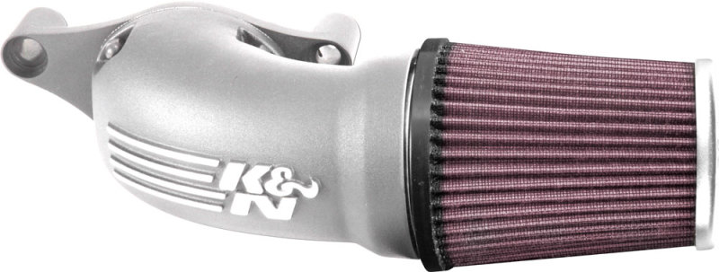 K&N 17-18 Harley-Davidson Touring Models Performance Air Intake System Silver