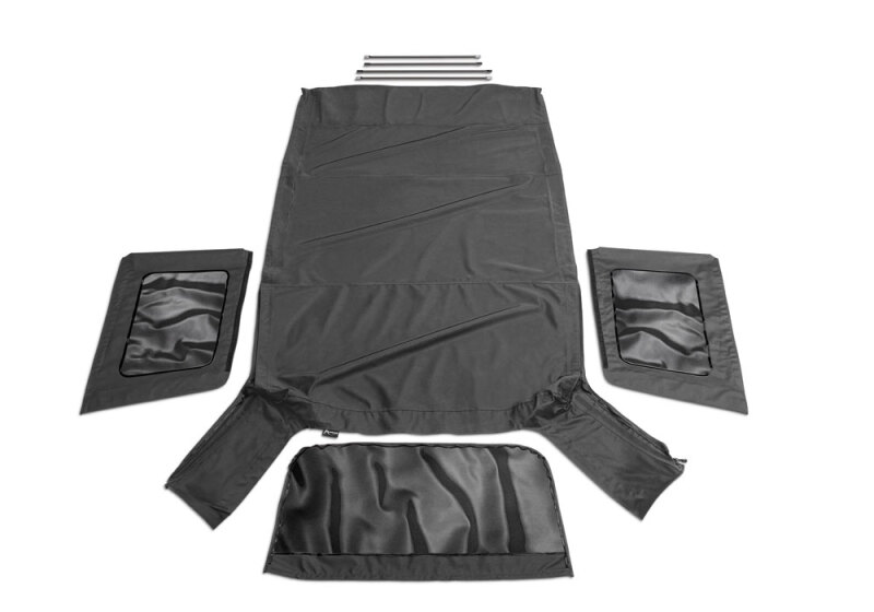 Rampage 2007-2009 Jeep Wrangler(JK) Unlimited OEM Replacement Top - Black Diamond