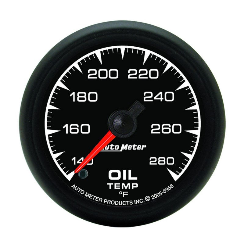 Autometer ES 52.4mm 140-280 Degree F Oil Temperature Gauge