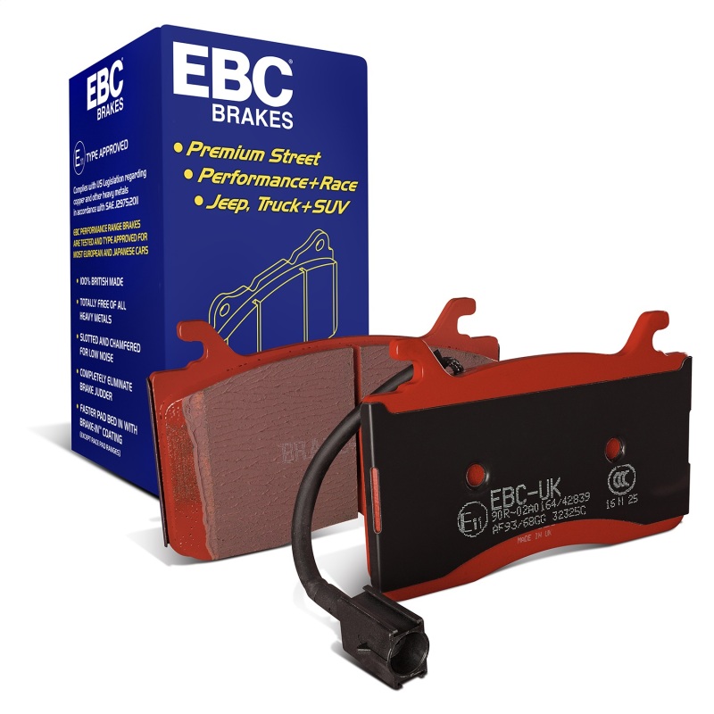 EBC 2016+ Alfa Romeo Guilia 2.0T Redstuff Front Brake Pads