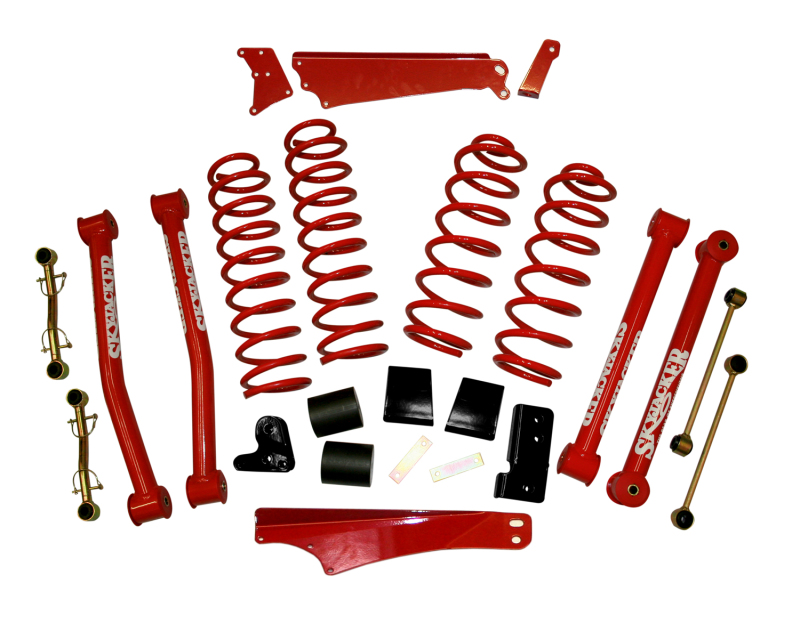 Skyjacker 4" KIT 07-09 JEEP JK / RED 