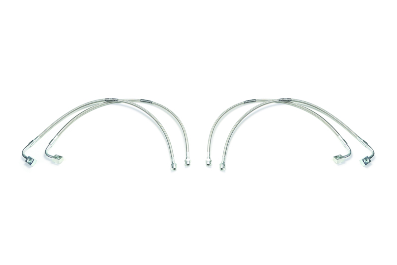 Fabtech 07-18 Jeep JK 4WD Front & Rear Extended Brake Line Kit