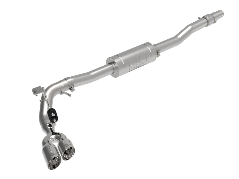 aFe Rebel Series 3in 304 SS Cat-Back Exhaust Side Exit w/ Polished Tips 19 Ford Ranger L4-2.3L (t)