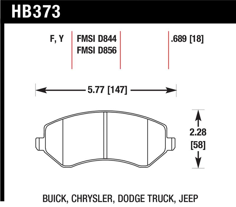 Hawk HPS Street Brake Pads