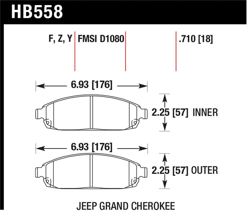 Hawk HPS Street Brake Pads