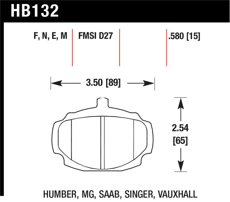 Hawk HP+ Street Brake Pads