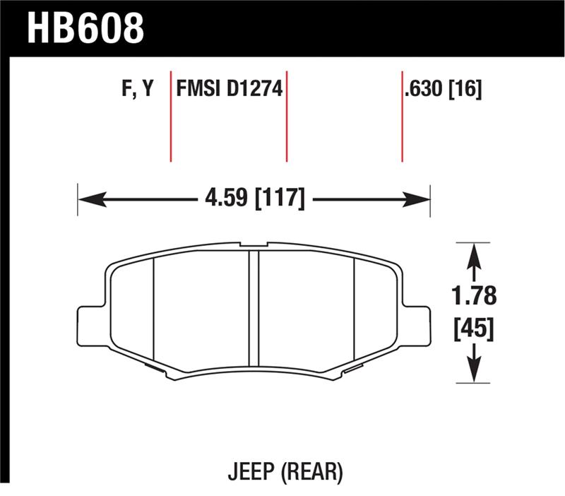 Hawk HPS Street Brake Pads