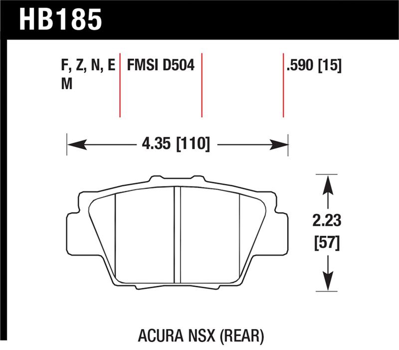 Hawk HP+ Street Brake Pads