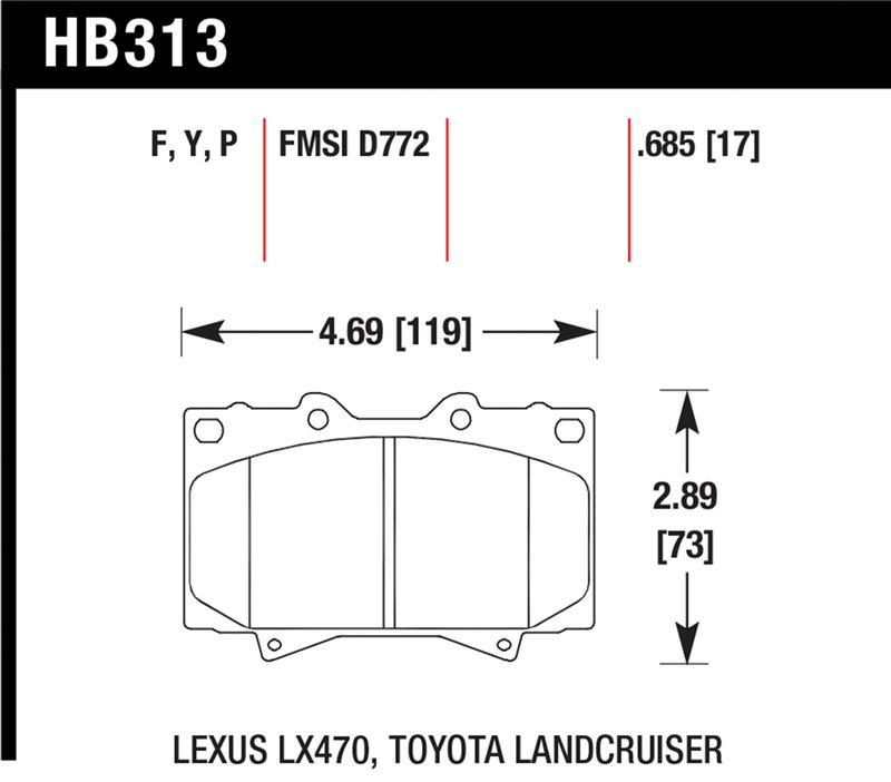 Hawk HPS Street Brake Pads