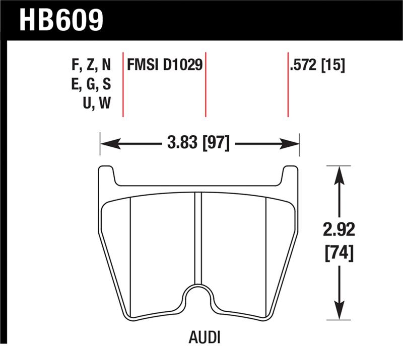 Hawk Performance Ceramic Street Brake Pads