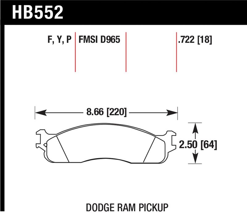 Hawk Super Duty Street Front Brake Pads