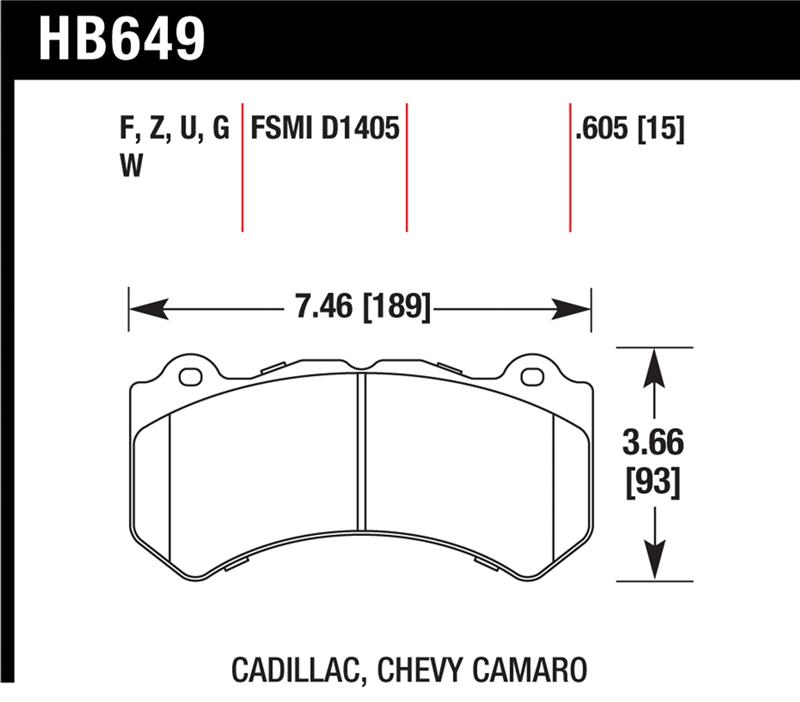 Hawk Performance Ceramic Street Brake Pads