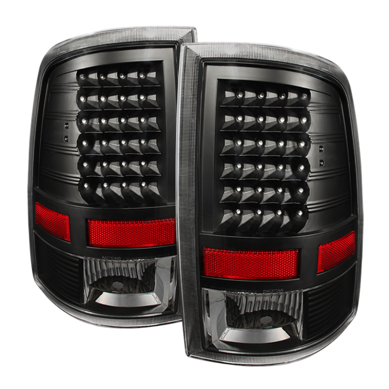 xTune Dodge Ram 1500 09-14 LED Tail Lights Incandescent Model Only Black ALT-JH-DR09-LED-BK
