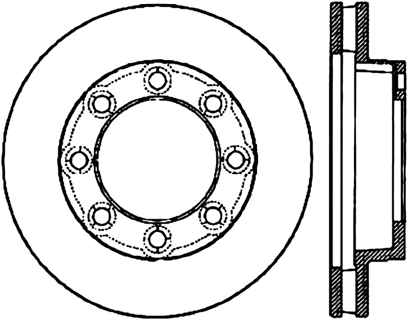 StopTech Slotted & Drilled Sport Brake Rotor