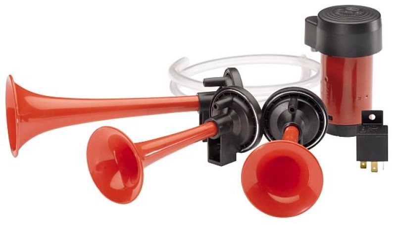 Hella 12V Triple-Tone Air Horn Kit