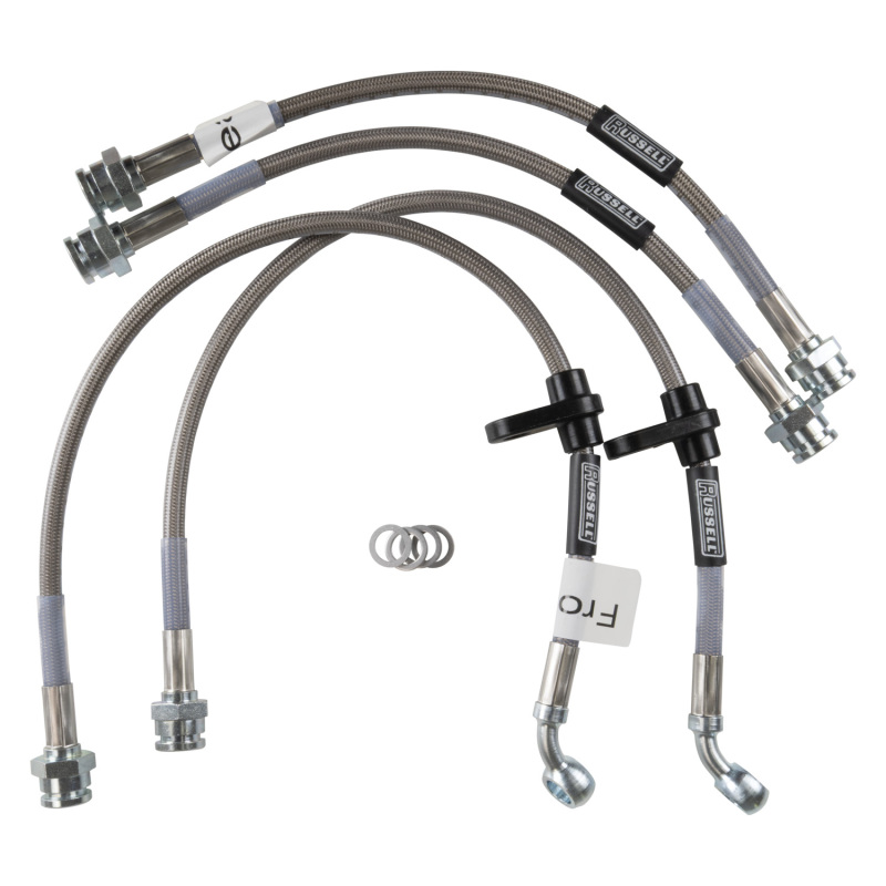 Russell Performance 96-00 Honda Civic LX/ EX (with large front rotor) Brake Line Kit