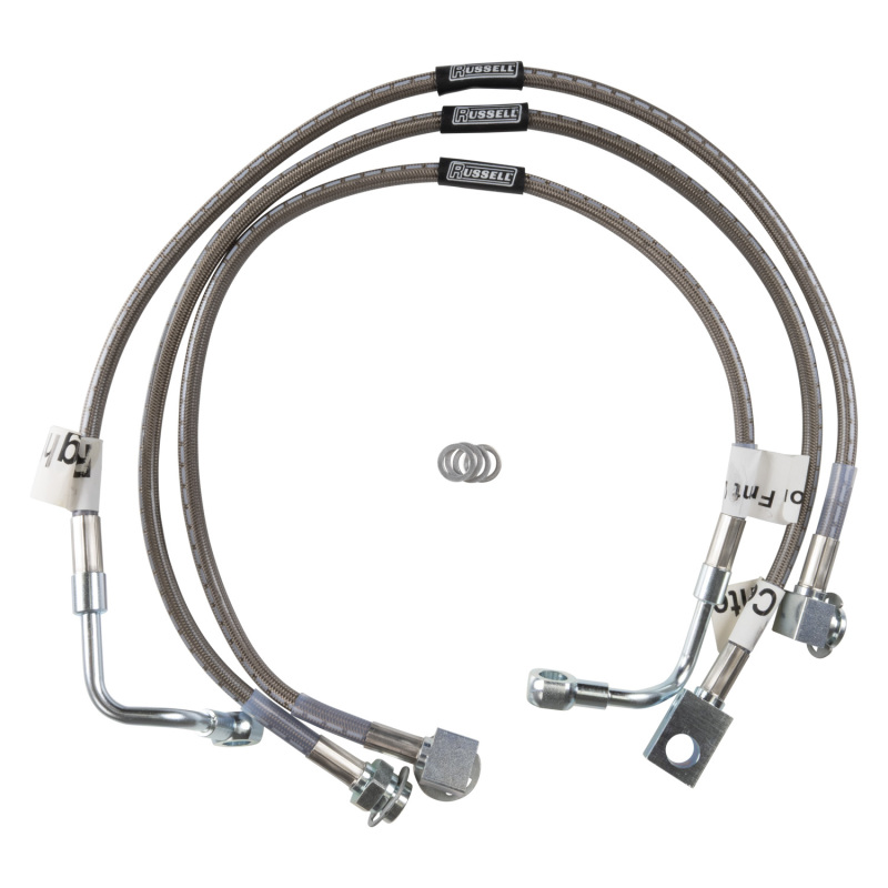 Russell Performance 05-06 Ford F-150 4WD with 6in lift (Built after 11/29/04) Brake Line Kit