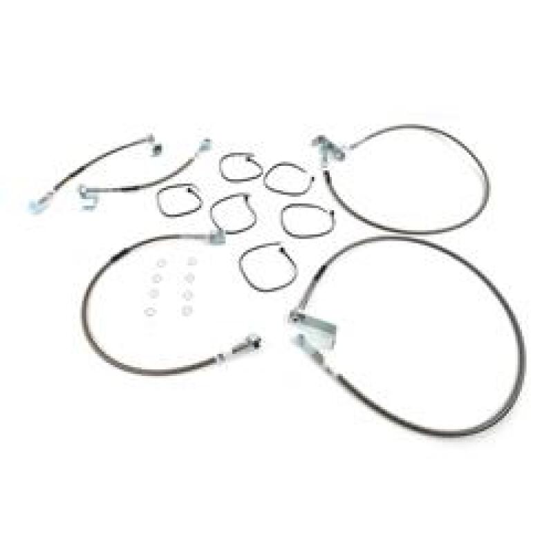 Russell Performance 05-06 Ford F-250/350 Super Duty 4WD with 6in Lift Brake Line Kit
