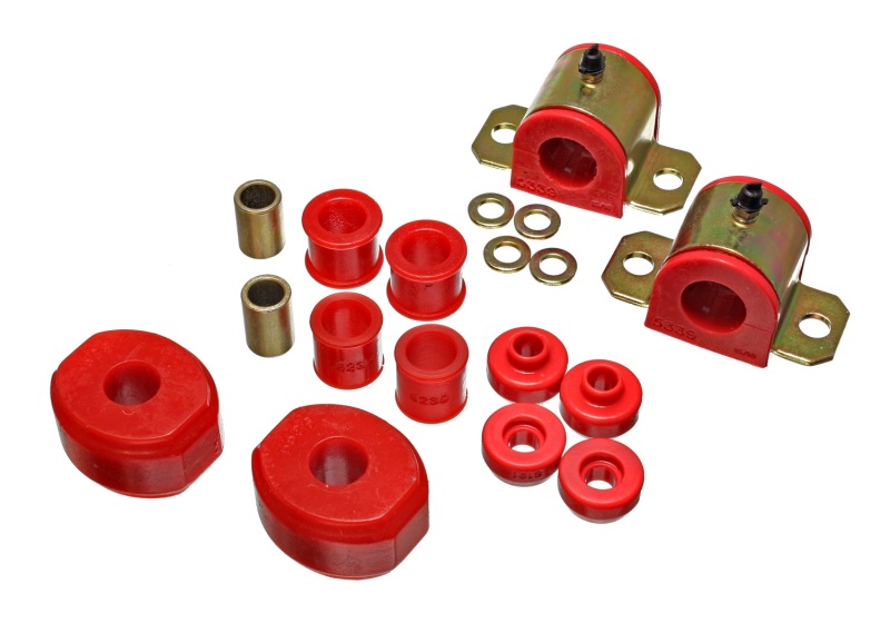 Energy Suspension 72-93 Dodge D100/200/300/Ram Charger 2WD Red 15/16in Front Sway Bar Bushings