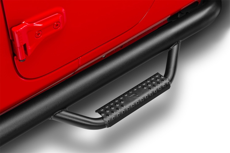 N-Fab Nerf Step 2019 Jeep Wrangler JT 4DR Truck Full Length - Tex. Black - 3in