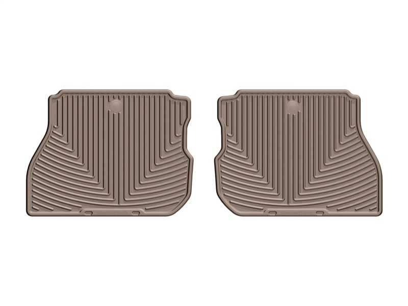WeatherTech 2018+ Jeep Wrangler Rear Rubber Mats - Tan