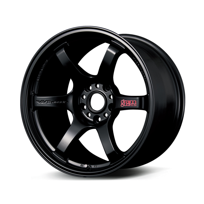 Gram Lights 57DR 18x8.5 +37 5x108 Semi Gloss Black Wheel (Min Order Qty 20)