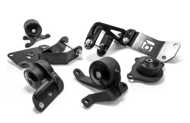 Innovative 01-05 Civic K-Series Black Steel Mounts 60A Bushings (Not K24 Trans)