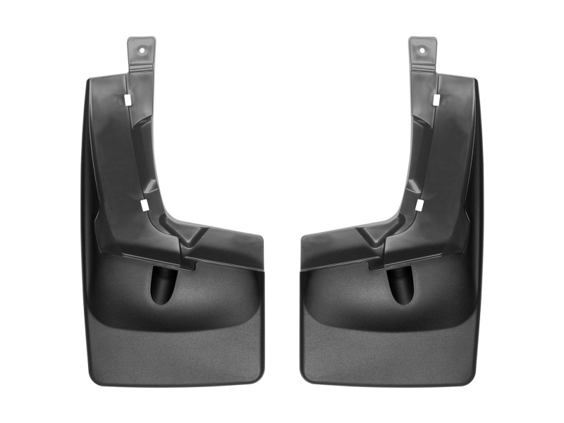 WeatherTech 2019+ Ford Ranger No Drill Rear Mudflaps - Black