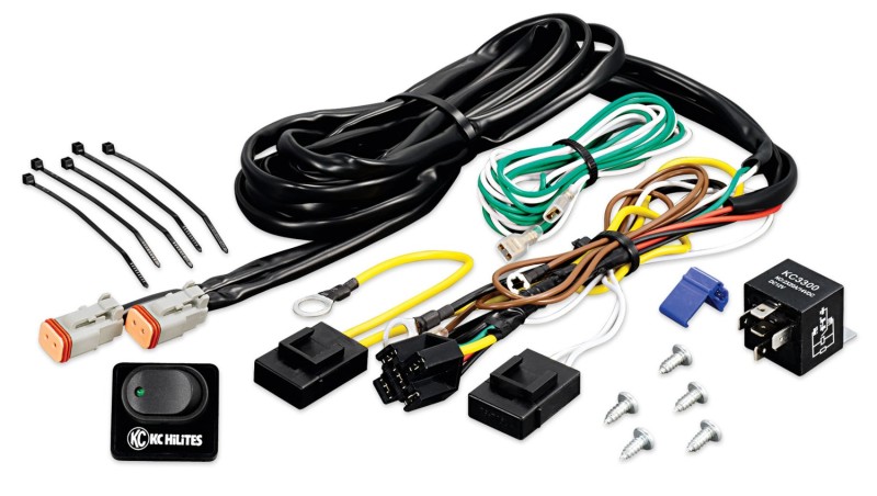 KC Hilites Deluxe Wiring Harness With 40 Amp Relay