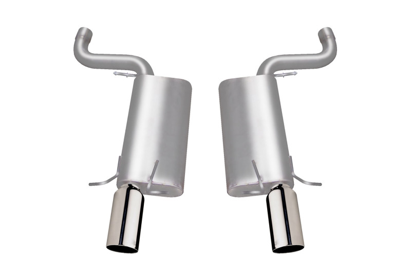 Gibson 06-08 Cadillac STS V 4.4L 2.5in Axle-Back Dual Exhaust - Stainless