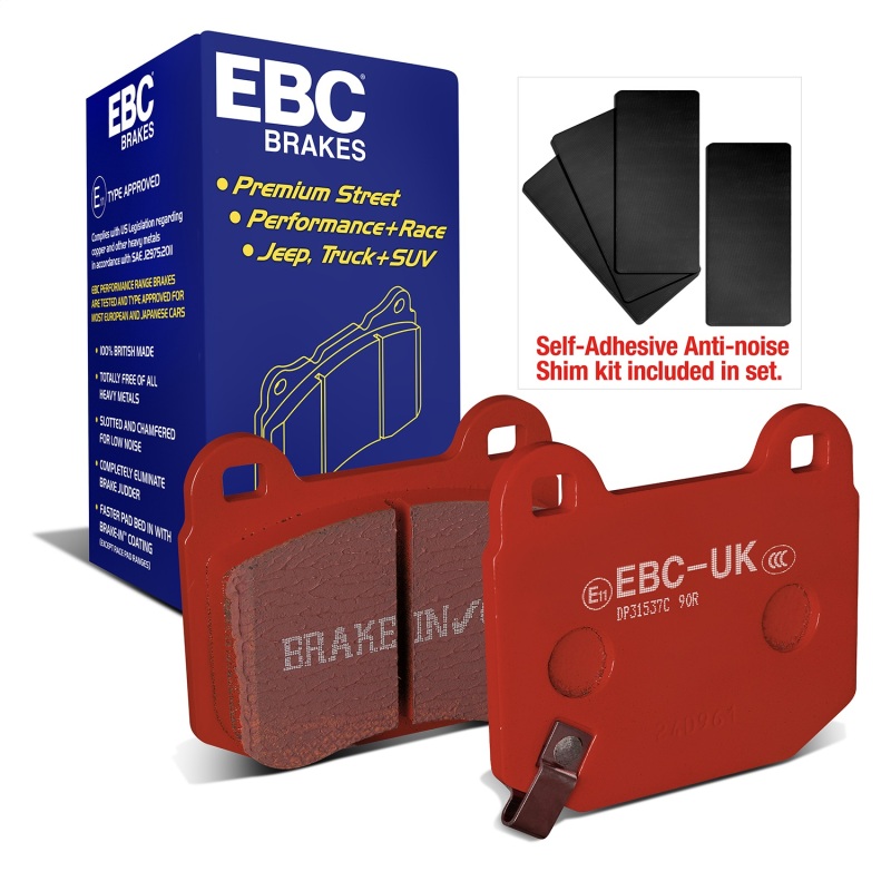 EBC 03-04 Infiniti G35 3.5 (Manual) (Brembo) Redstuff Rear Brake Pads