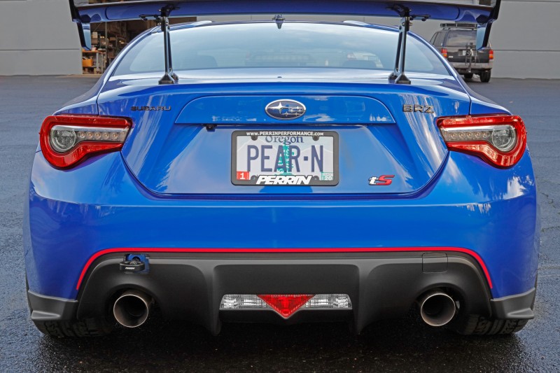 PERRIN 13-26 Subaru BRZ / 13-20 Scion FRS & Toyota 86 / 22-26 GR86 Tow Hook Kit (Rear) - Black