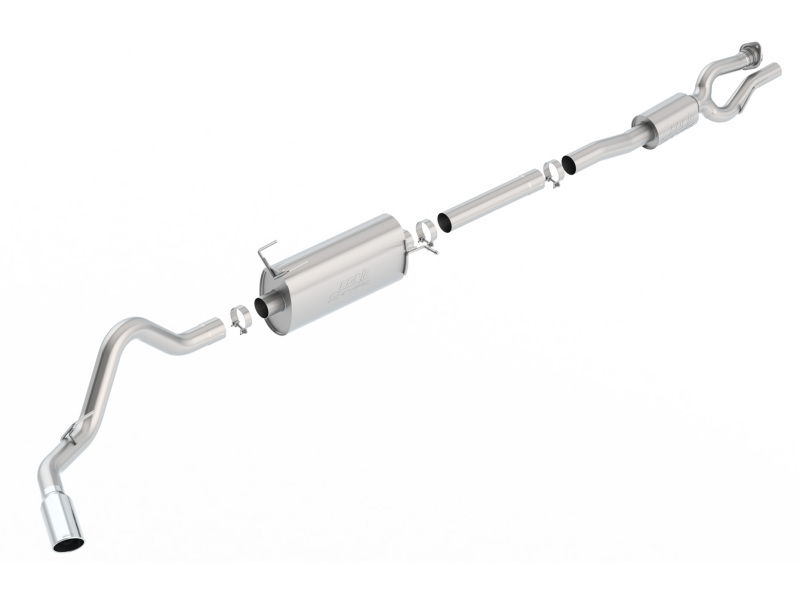 Borla S-Type Cat-Back 17-19 Ford F-250/350 Super Duty Side Exit Exhaust - 5in tip (Gas Only)