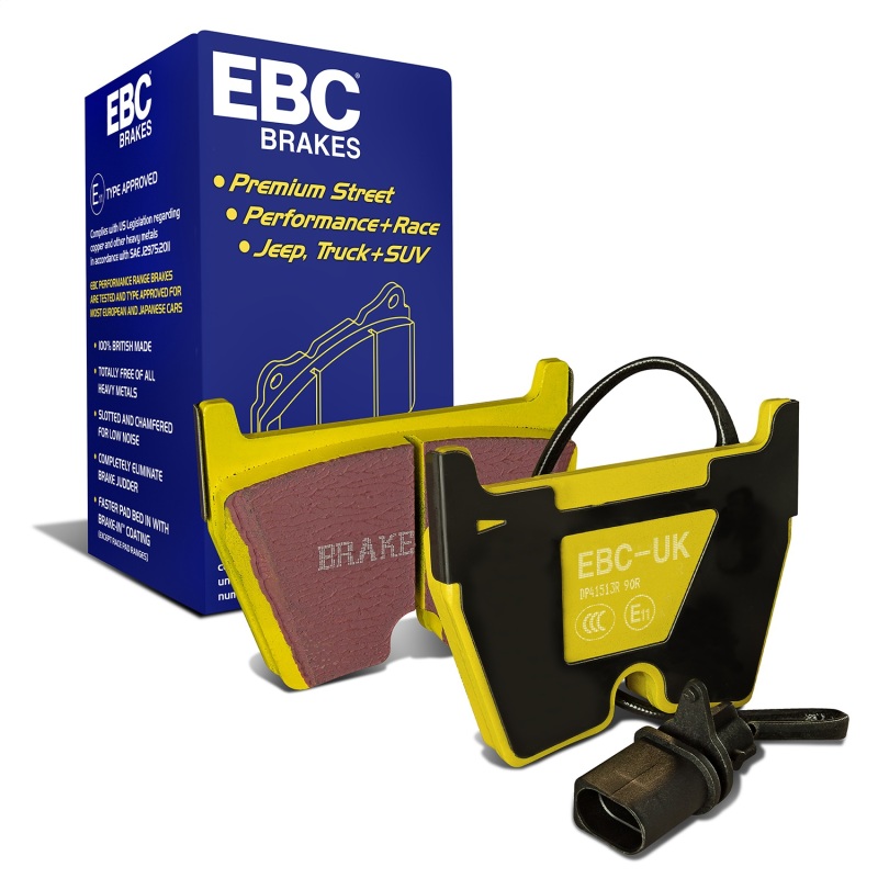 EBC 06-09 Audi RS4 4.2 (Cast Iron Rotors) Yellowstuff Front Brake Pads