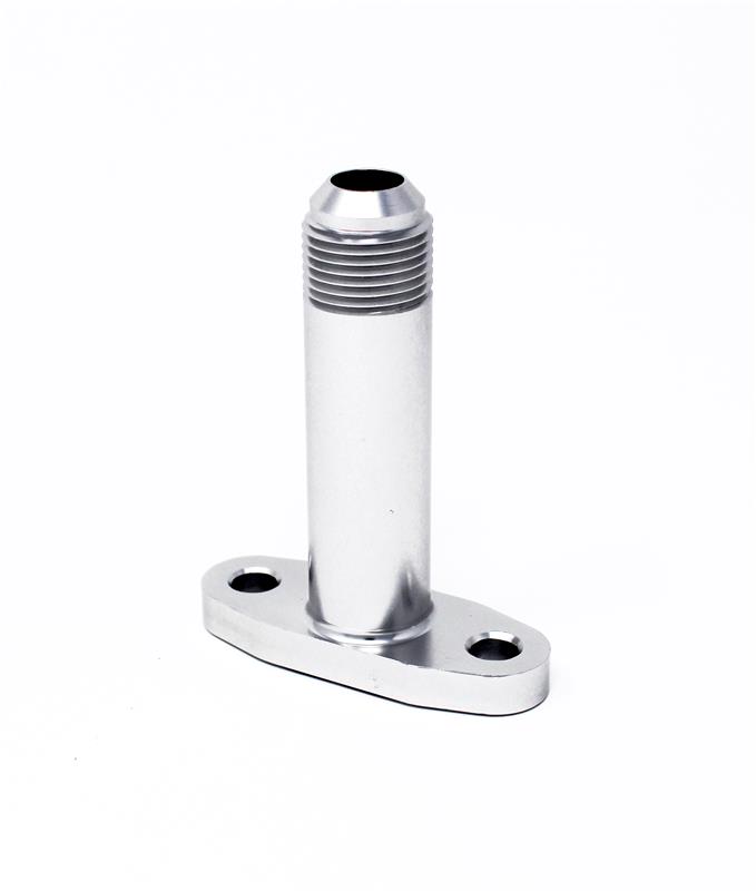 Torque Solution Extended Port Matched Oil Drain Flange: -10AN for T3/T4 PTE / Turbonetics