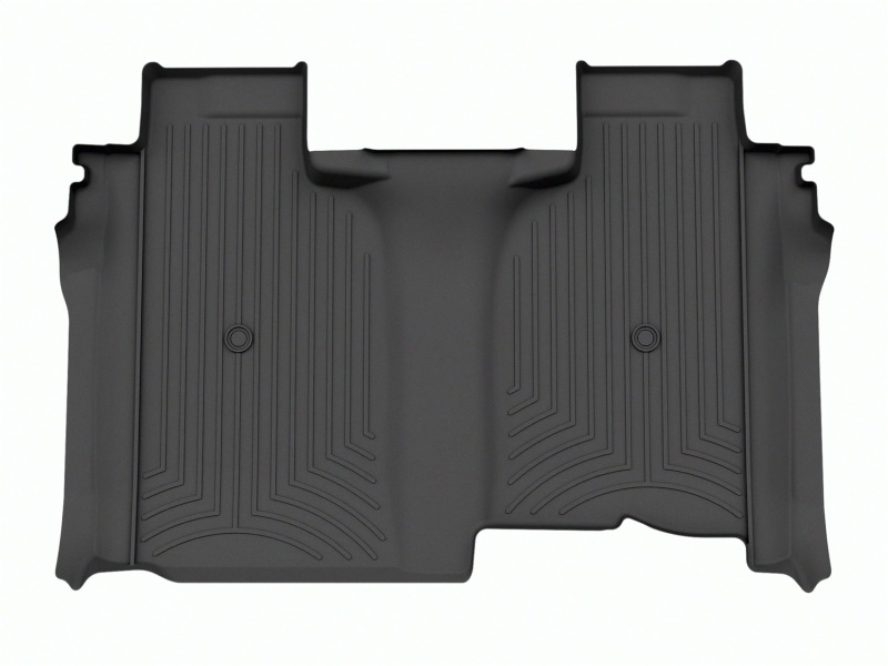 WeatherTech 2019+ Chevrolet Silverado 1500 Crew Cab Rear FloorLiner - Black