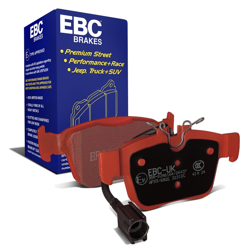 EBC 2017+ Alfa Romeo Giulia 2.0T Redstuff Rear Brake Pads