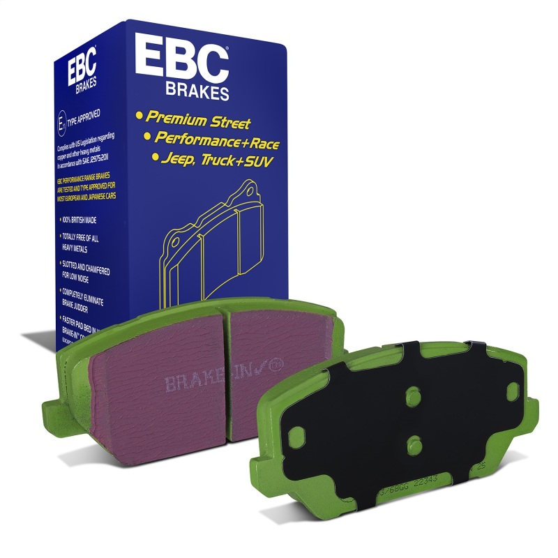 EBC 2019+ Hyundai Veloster (2nd Gen) 2.0L Turbo N Greenstuff Front Brake Pads