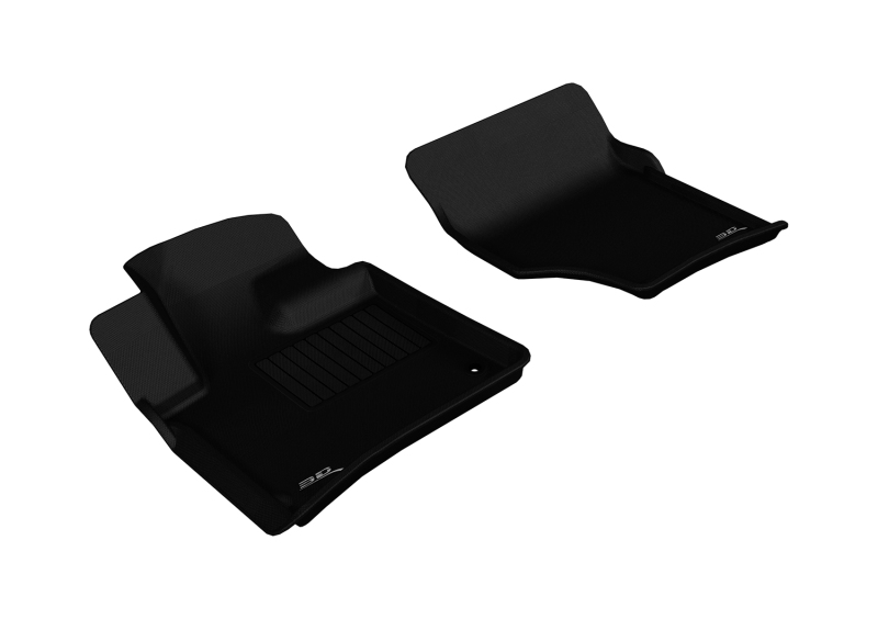 3D MAXpider 2007-2015 Audi Q7 Kagu 1st Row Floormat - Black