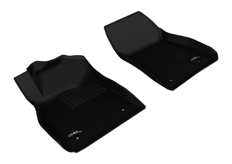3D MAXpider 2013-2015 Chevrolet Malibu Kagu 1st Row Floormat - Black