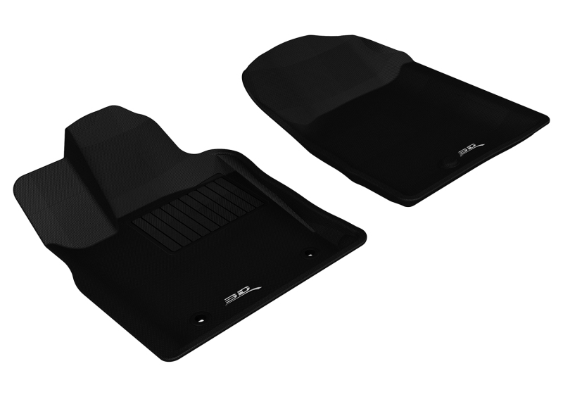3D MAXpider 2011-2012 Dodge/Jeep Durango/Grand Cherokee Kagu 1st Row Floormat - Black
