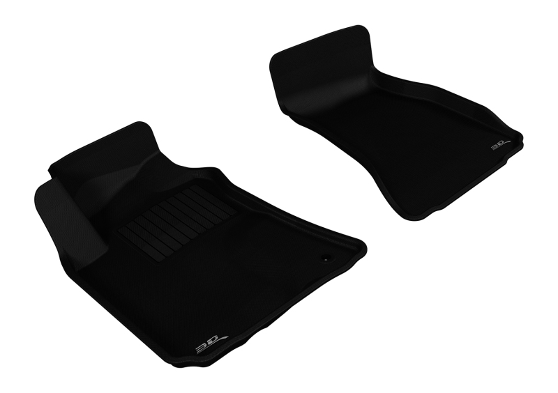 3D MAXpider 2008-2010 Dodge Challenger Kagu 1st Row Floormat - Black
