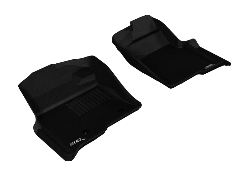 3D MAXpider 2010-2014 Ford F-150 Regular/Supercab/Supercrew Kagu 1st Row Floormat - Black