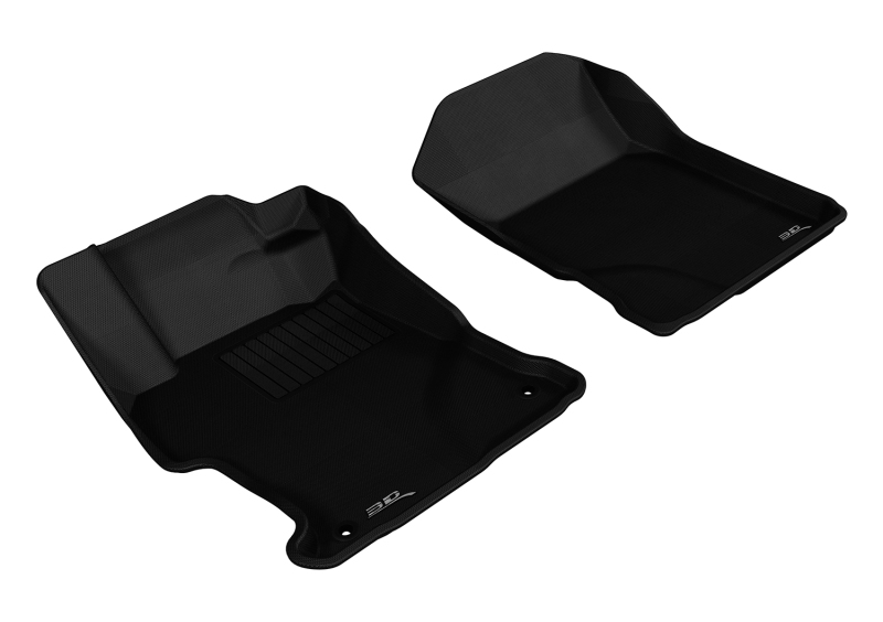 3D MAXpider 2012-2013 Honda Civic Kagu 1st Row Floormat - Black