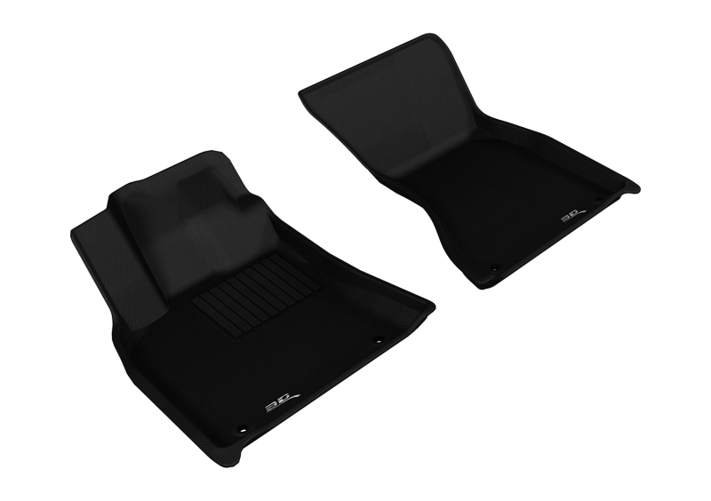 3D MAXpider 2014-2019 Porsche Macan Kagu 1st Row Floormat - Black