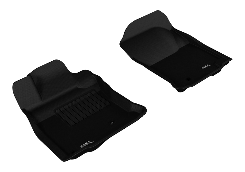 3D MAXpider 2010-2012 Toyota 4Runner Kagu 1st Row Floormat - Black